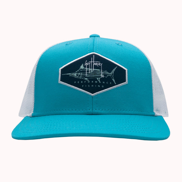 Guy Harvey Marlin Patch Mesh Trucker Hat