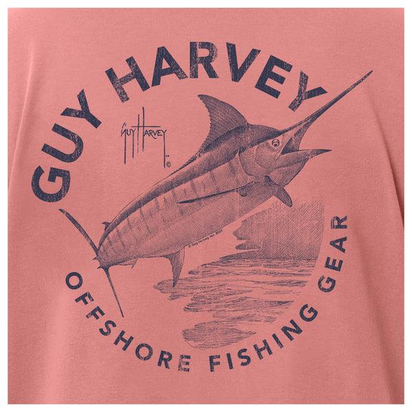 Guy Harvey Men's Core Stencil Pocket T-Shirt