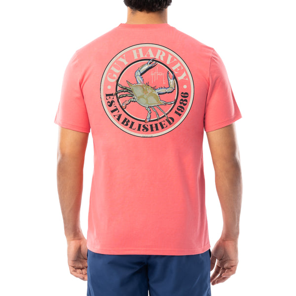 guy harvey Men's Crab Fest Short Sleeve T-Shirt