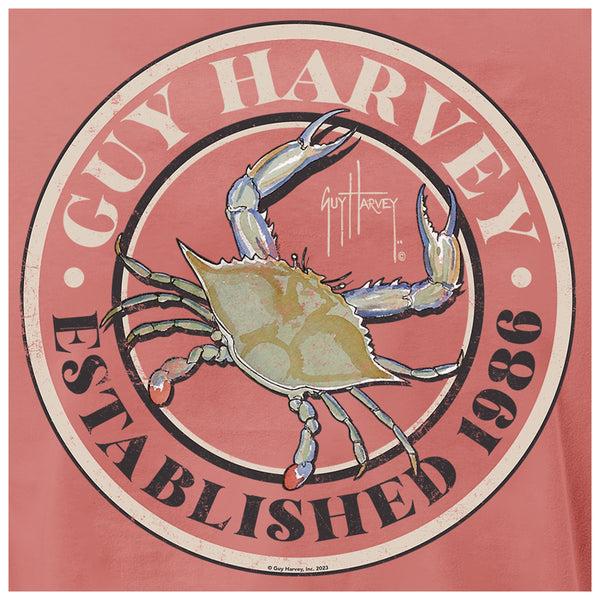 Guy Harvey Men's Crabfest Long Sleeve T-Shirt