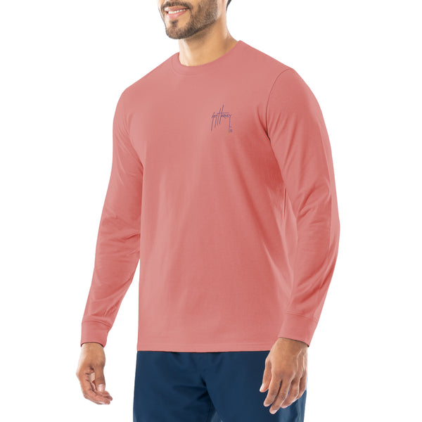 Guy Harvey Men's Crabfest Long Sleeve T-Shirt