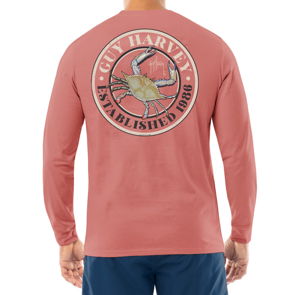 guy harvey Men's Crabfest Long Sleeve T-Shirt