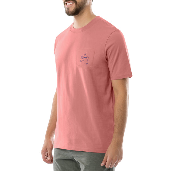Guy Harvey Men's Faded Short Sleeve Pocket T-Shirt