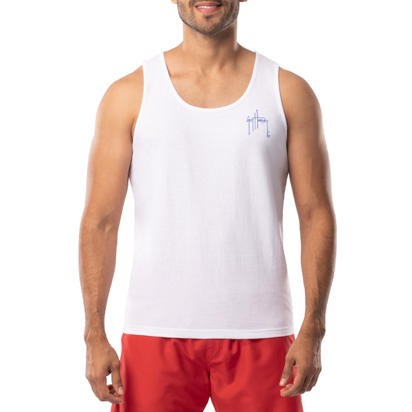 Guy Harvey Men's Glory Sail Tank Top