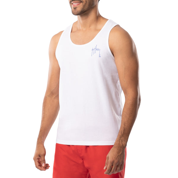 Guy Harvey Men's Glory Sail Tank Top