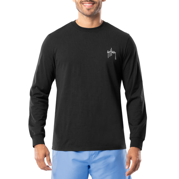 Guy Harvey Men's Gone Fishin' Long Sleeve T-Shirt