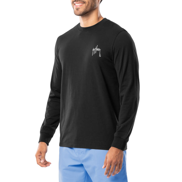 Guy Harvey Men's Gone Fishin' Long Sleeve T-Shirt
