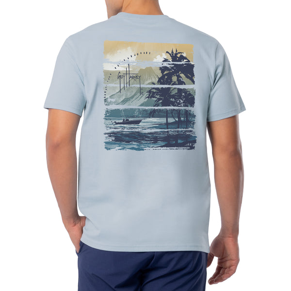 guy harvey Men's Horizon Short Sleeve T-Shirt