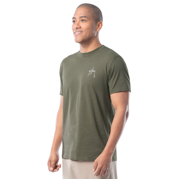 Guy Harvey Men's Largemouth Lunge Lightweight Tee