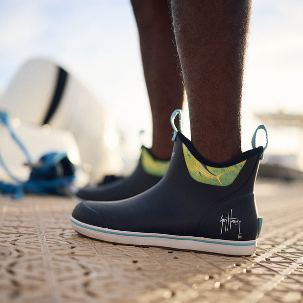 Guy Harvey Men's Mahi 6 In Ankle Deck Boot