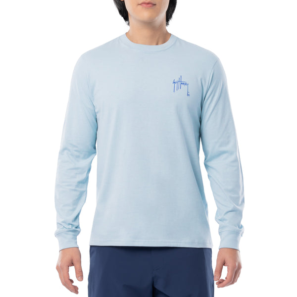 Guy Harvey Men's Mahi Palms Long Sleeve T-Shirt