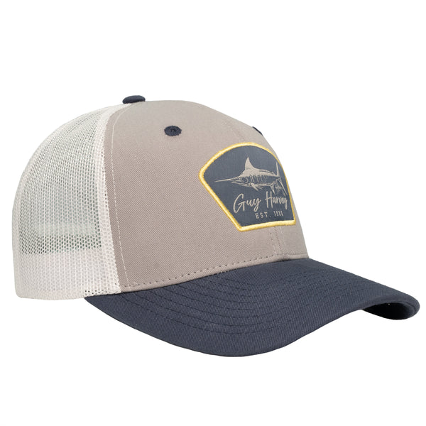 guy harvey Men's Marlin Patch Trucker Hat