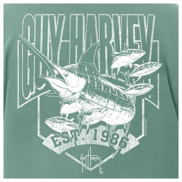 Guy Harvey Men's Marlin Pocket T-Shirt