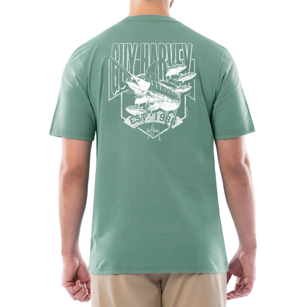 guy harvey Men's Marlin Pocket T-Shirt