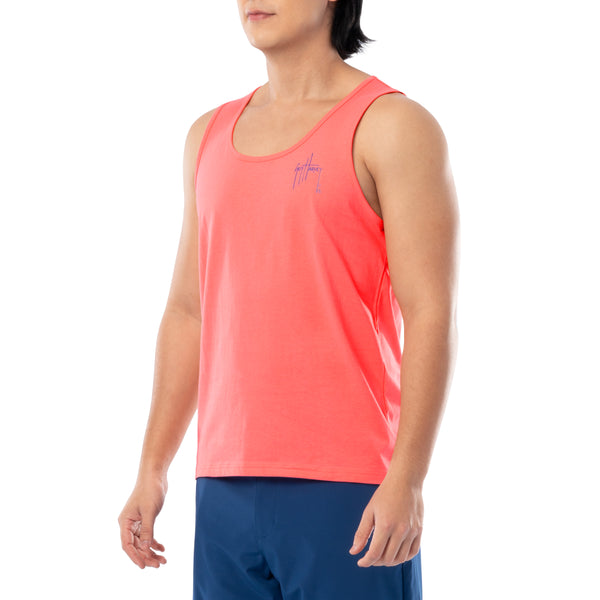 Guy Harvey Men's Retro Style Mahi Tank Top