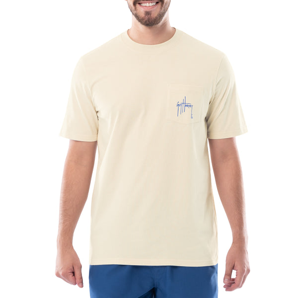 Guy Harvey Men's Rig Master Pocket T-Shirt