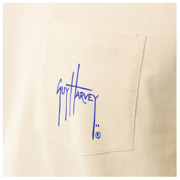 Guy Harvey Men's Rig Master Pocket T-Shirt