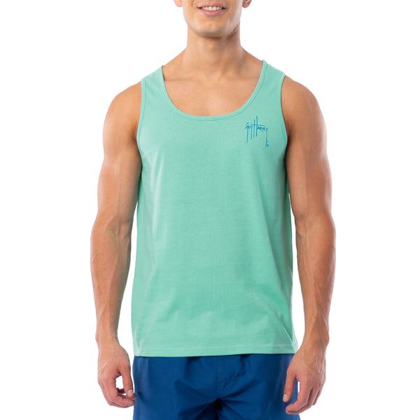 Guy Harvey Men's Sunset Paradise Tank Top