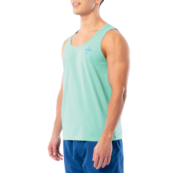 Guy Harvey Men's Sunset Paradise Tank Top