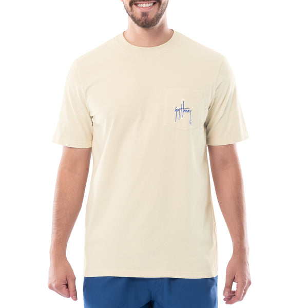 Guy Harvey Men's Tarpon Coast Pocket T-Shirt