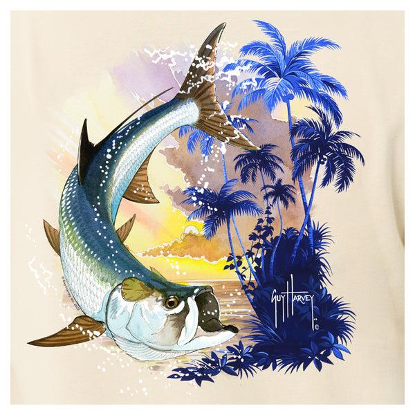 Guy Harvey Men's Tarpon Coast Pocket T-Shirt