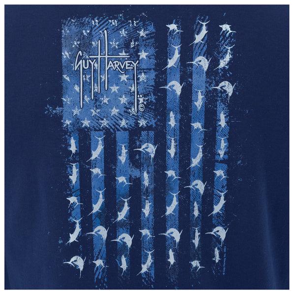 Guy Harvey Men's Tonal USA Long Sleeve T-Shirt