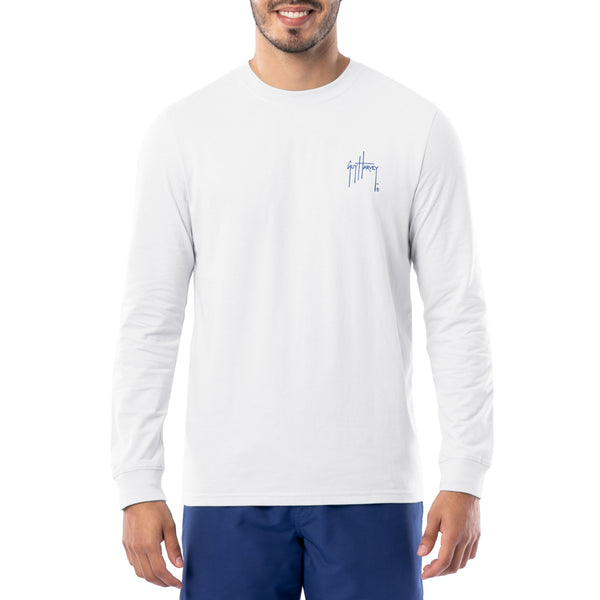Guy Harvey Men's Trifecta Long Sleeve T-Shirt