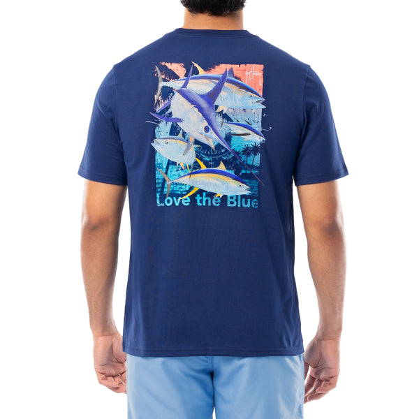guy harvey Men's Tropic Sword Short Sleeve T-Shirt