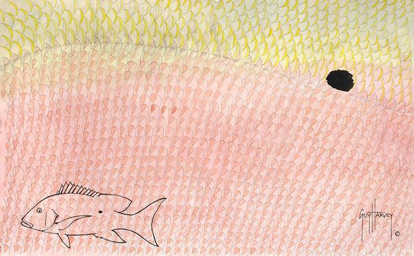 guy harvey Mutton Snapper Skin