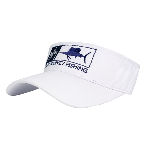 guy harvey Sailfish White Performance Visor