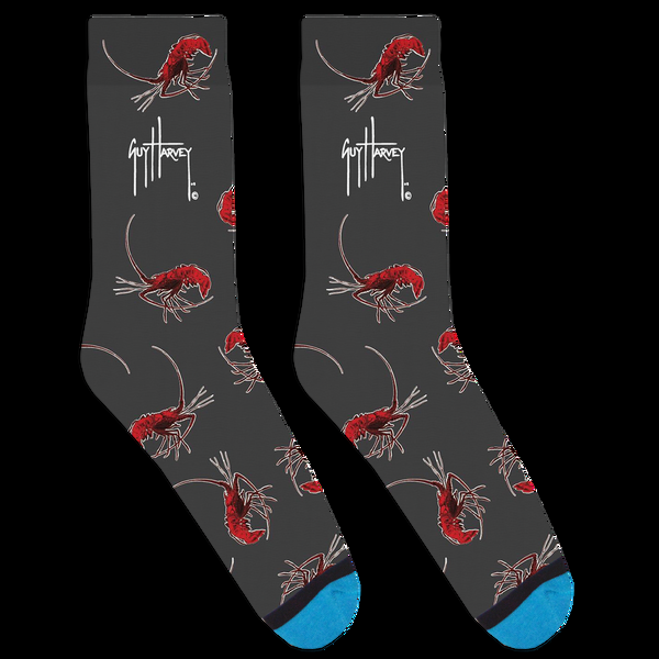 guy harvey Spiny Lobster Grey Socks