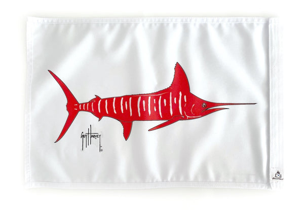 guy harvey Striped Marlin Flag