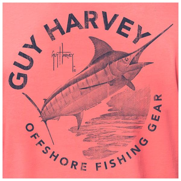 Guy Harvey Men's Core Stencil Short Sleeve Pocket T-Shirt