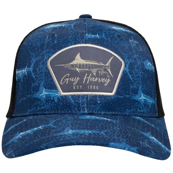 Guy Harvey Men's Double Vision Sublimated Trucker Hat