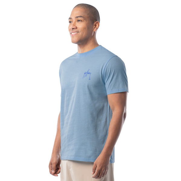 Guy Harvey Men's Freshwater Collage Lightweight Tee