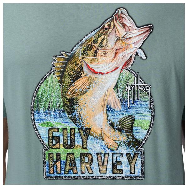 Guy Harvey Men's Freshwater Jumping Largemouth Bass Lightweight Tee
