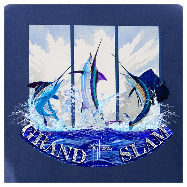 Guy Harvey Men's Grand Slam Short Sleeve Pocket T-Shirt