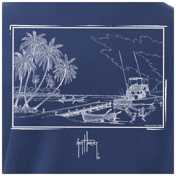 Guy Harvey Men's Harvest Short Sleeve Pocket T-Shirt