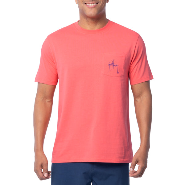 Guy Harvey Men's Mahi Chasers Short Sleeve Pocket T-Shirt
