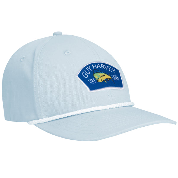 guy harvey Men's Mahi Mahi Stay Golden Rope Snapback
