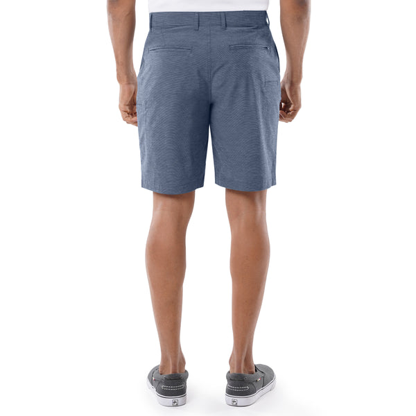 Guy Harvey Men's Navy Performance Hybrid Short 4-Way Stretch