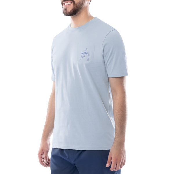 Guy Harvey Men's Open Ocean Short Sleeve Pocket T-Shirt