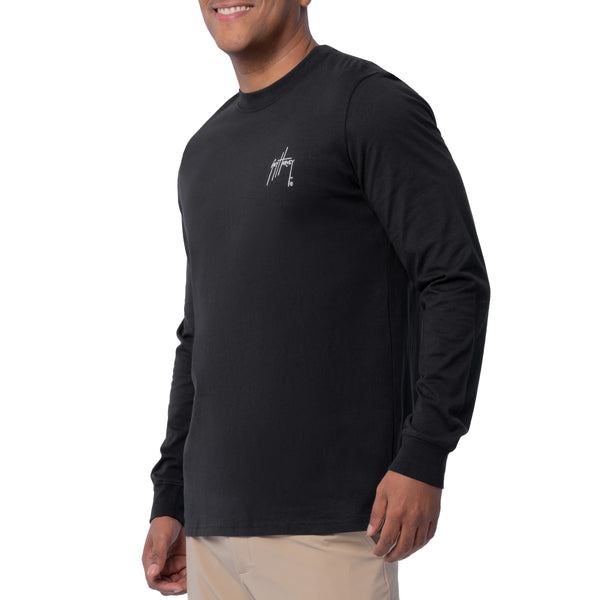 Guy Harvey Men's Redfish Tailing Long Sleeve T-Shirt