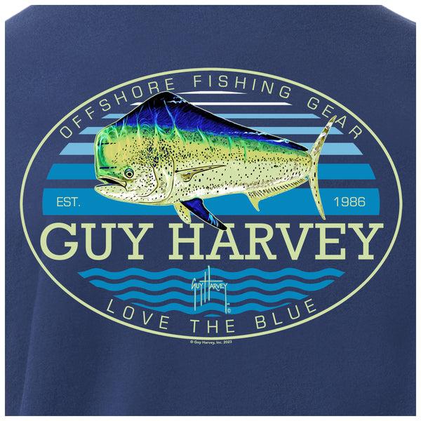 Guy Harvey Men's Retro Style Mahi Short Sleeve Pocket T-Shirt
