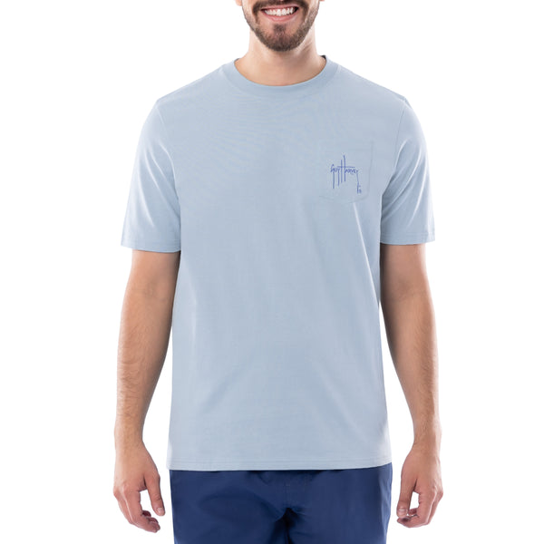Guy Harvey Men's Saltwater Core Short Sleeve Pocket T-Shirt
