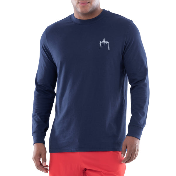 Guy Harvey Men's Southbound Sails Long Sleeve T-Shirt