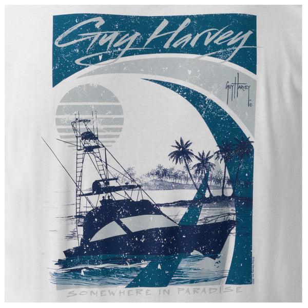 Guy Harvey Men's Sunset Paradise Long Sleeve T-Shirt