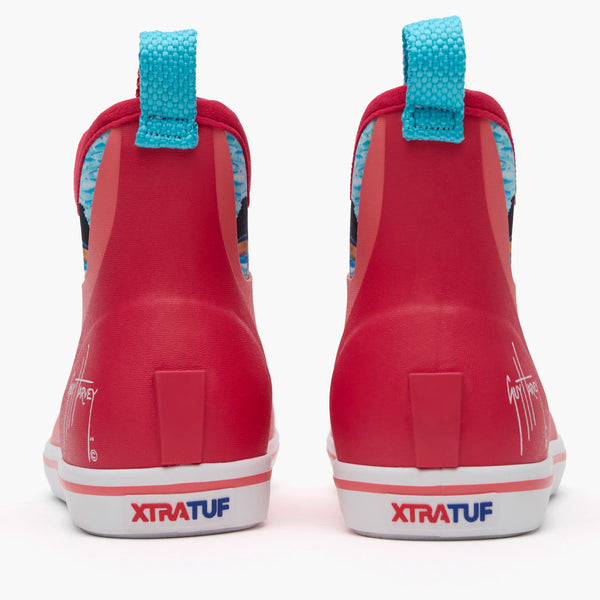 Guy Harvey Women's Coral Sailfish 6 In Ankle Deck Boot