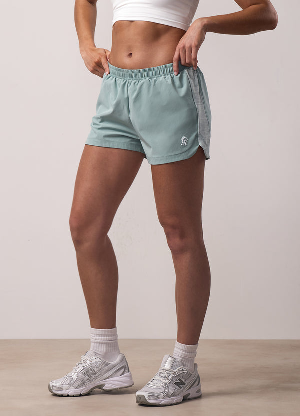 Gym King 365 Woven Grindle Short Green Mist Grindle