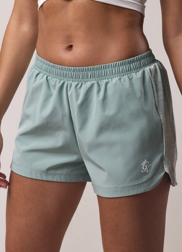 Gym King 365 Woven Grindle Short Green Mist Grindle